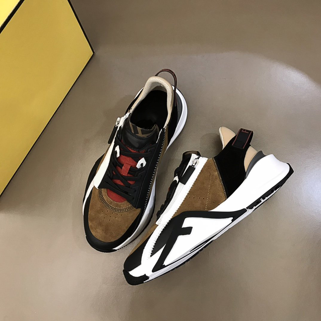 

Top quality Shoes luxury Designer Men wear sneakers with elastic straps, side zippers and box USe38-45, As picture 3