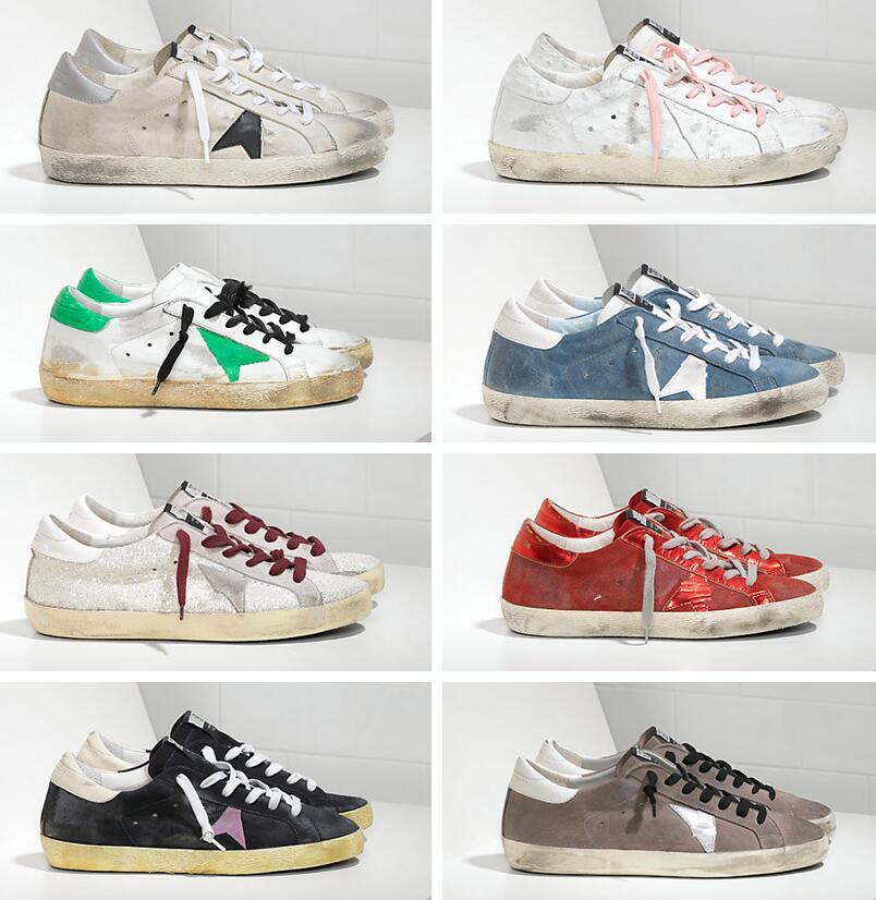 

2021 super star shoes sneakers classic sequins glitter coating star&# distressed dirty shoe's designer men's and women's casu, Black