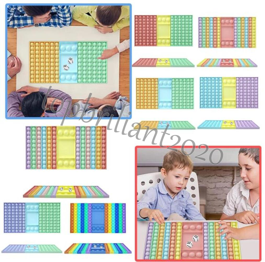 

Big Size 30cm Fidget Toys Push It For Schoolbag Board Pendant Hot Adult Stress Relief Toy Family Table Board Games DHL shipping