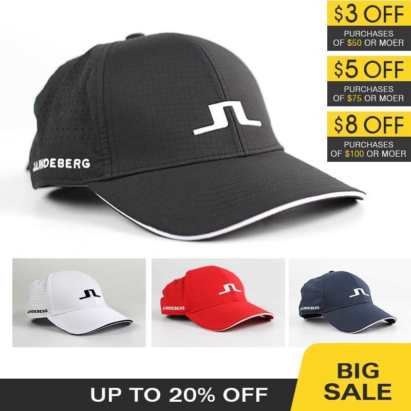 

New 4 Colors Outdoor Sports Unisex JL Hat Sunscreen Shade Sport Golf Cap, Red