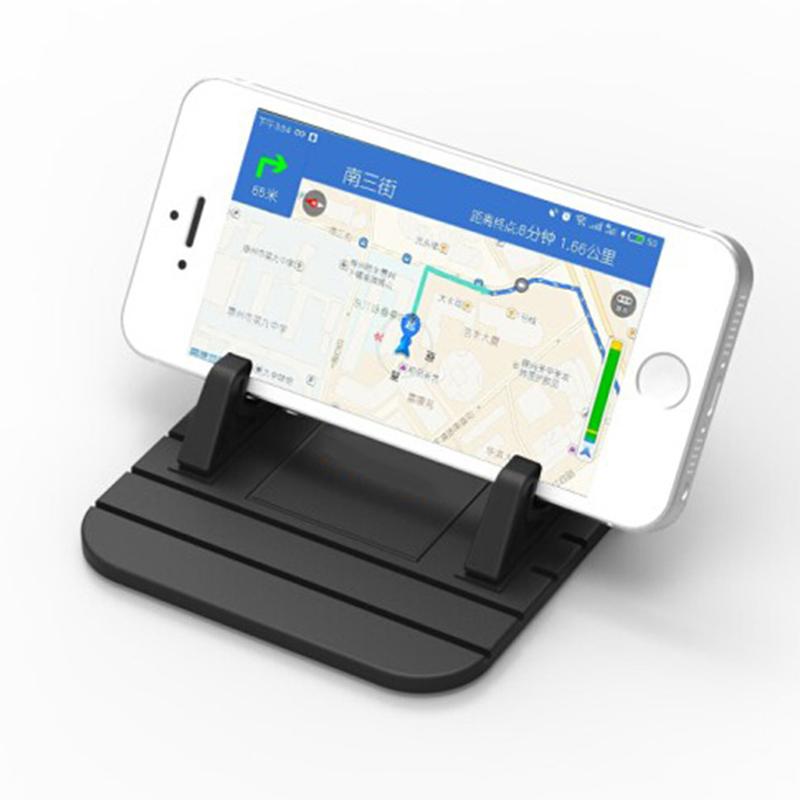 

Cell Phone Mounts & Holders Silicone Mobile Holder Anti-slip Stand Bracket Stable For Car Dashboard Home DU55