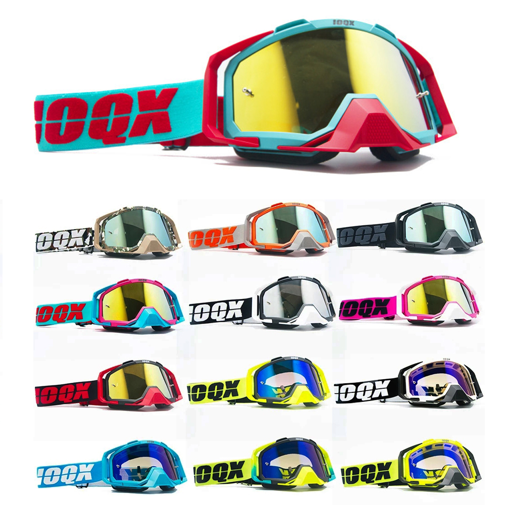 

Motocross Goggles IOQX Motorcycle Protective Gears Flexible Cross Helmet Face Mask ATV Dirt Bike Eyewear Gear Glasses