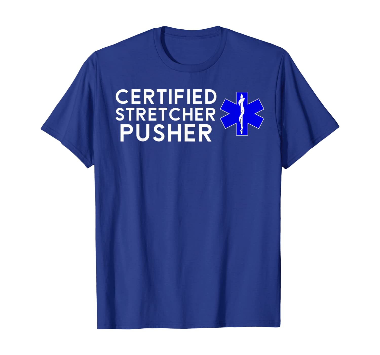 

EMS - Certified Stretcher Pusher T-Shirt, White;black