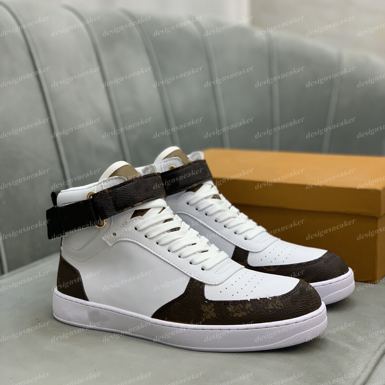 

Fashion Men Women Designer Sneakers Casual Shoes Vintage 3M Reflective Leather Patchwork Sneaker Mens Dress High-top boots Chaussures 38-45, #05