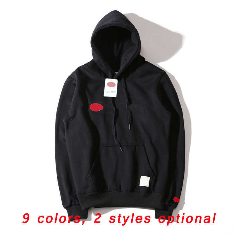 

Mens Fashion Hoodie Men Women Sport Letter Embroidery Sweatshirt Asian Size S-XXL 9 Colors Thick Hoodies Pullover Long Sleeve Streetwear, Black