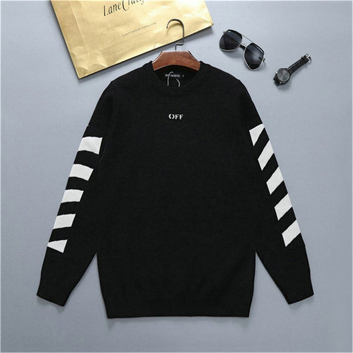 

Mens Womens Designers Sweaters Letters Pullover Men Hoodie Long Sleeve Active Sweatshirt Embroidery Knitwear Winter ClothesAsian code - 3XL BN76, White;black