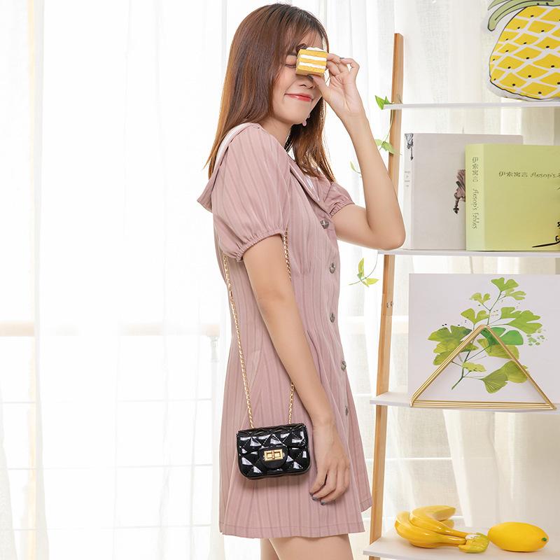 

Luxurys 2021 Bagsnew Shoulder Summer Lingge Women's Pearl Bagsbag Small Fragrance Cross Hand Jelly Mini Female Qwcts