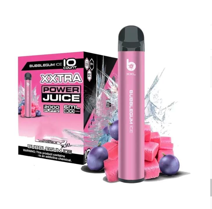 

Bang XXL 20 Flavors Disposable Vape Device 800mAh Battery Pre-filled 6ml Pod 2000 Puffs XXtra Kits Vape Pen VS Puff Bar Plus GUNNPOD elf bar
