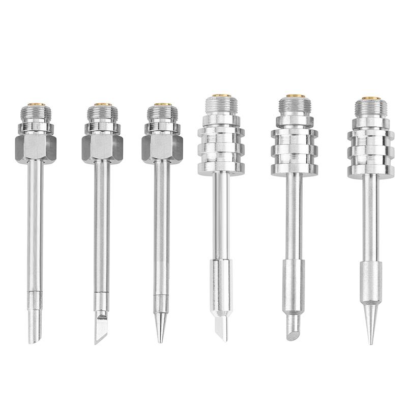 

Other Home Decor 6Pcs 8W-30W Battery Soldering Iron USB Portable Mini 510 Interface Tip