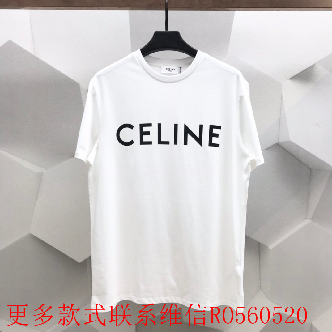

Ro fashion brand 2021s spring and summer new sailin classic printing casual comfortable round neck short sleeve T-shirt for men and women, White;black