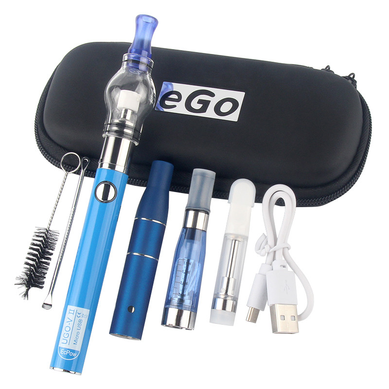 

Authentic UGO 4 In 1 Vape Kit UGO-V II 510 thread battery With Glass Globe Wax Atomizers CE3 O Pen Vapor eGo CE4 AGO Herbal Vaporizer Kits, Multi