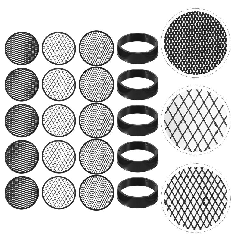 

Planters & Pots 5 Sets/20pcs Mesh Sifting Pan Garden Sieve Gardening Tool Riddle Soil Set
