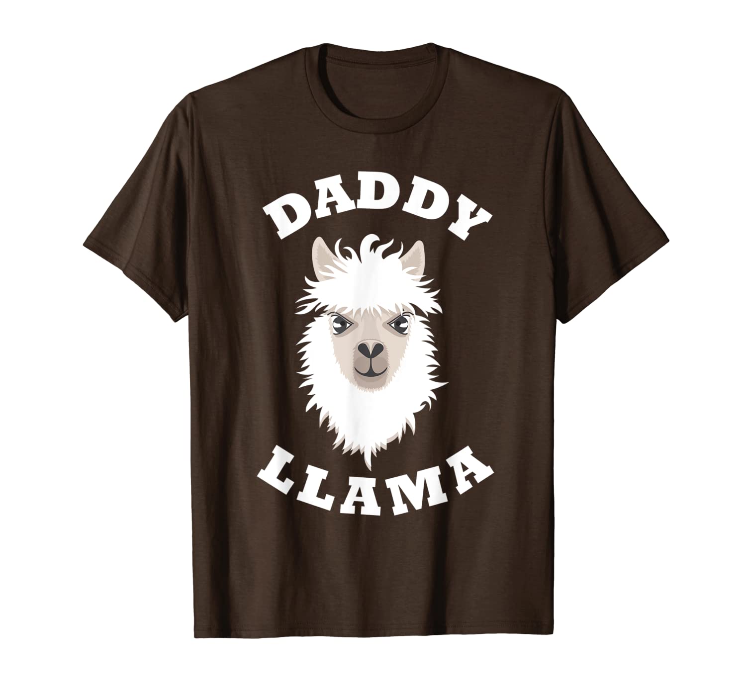 

funny bearded daddy llama - fathers day gift idea t-shirt, White;black
