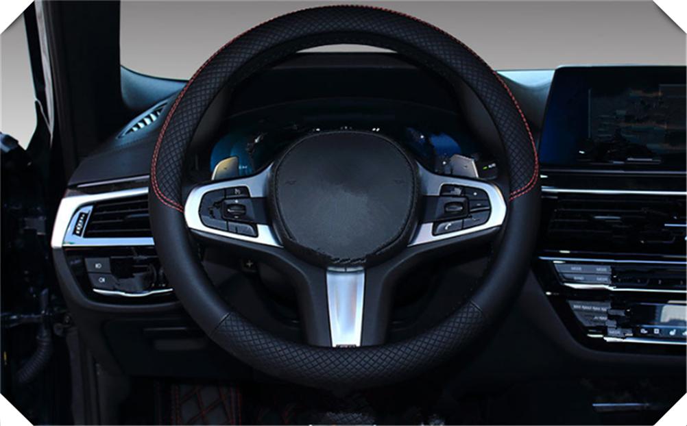 

Steering Wheel Covers 2022 Advanced Car Cover PU Leather M Code Accessories 38cm For Megane Kadjar EZ-GO Captur Arkana Zoe