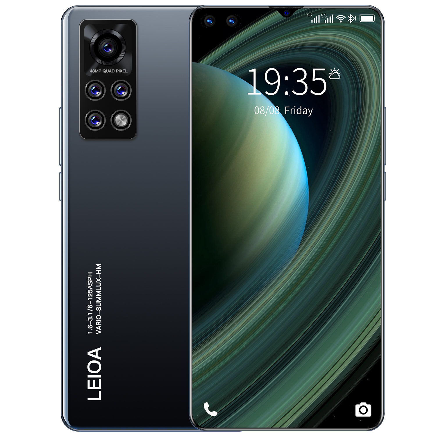 

Wholesale Android phone MT10 pro 6.6inch display Real RAM1GB+ROM8GB smartphone Default show 12GB+512GB, Grey