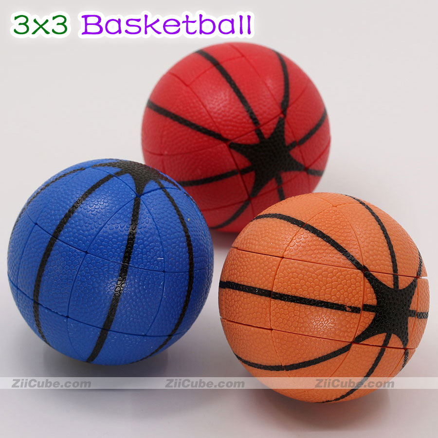 

FanXin Puzzle 3x3 Magic Cube Ball Basketball Plastic Toys Game Personalized Basketballer s Gift Educational Twist Wisdom Puzzle