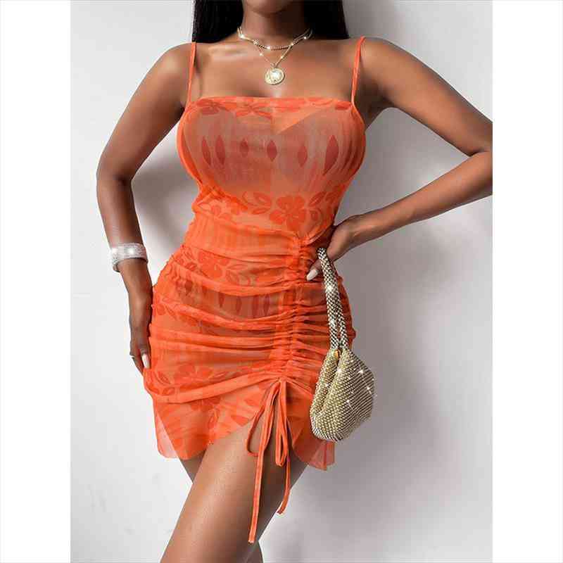 

y2k gothic print bodycon mini dresses women slip dress printed pattern sleeveless boat neck close-fitting, Black;gray