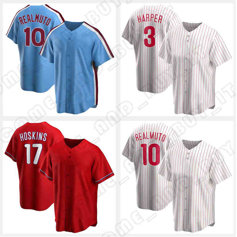 

Philadelphia Bryce 3 Harper 10 JT Realmuto Jersey Aaron Nola Phillies Mike Schmidt Baseball Jerseys Andrew Rhys Hoskins McCutchen Didi Gregorius Jean Segura Custom, Custom men cool base( f c r)
