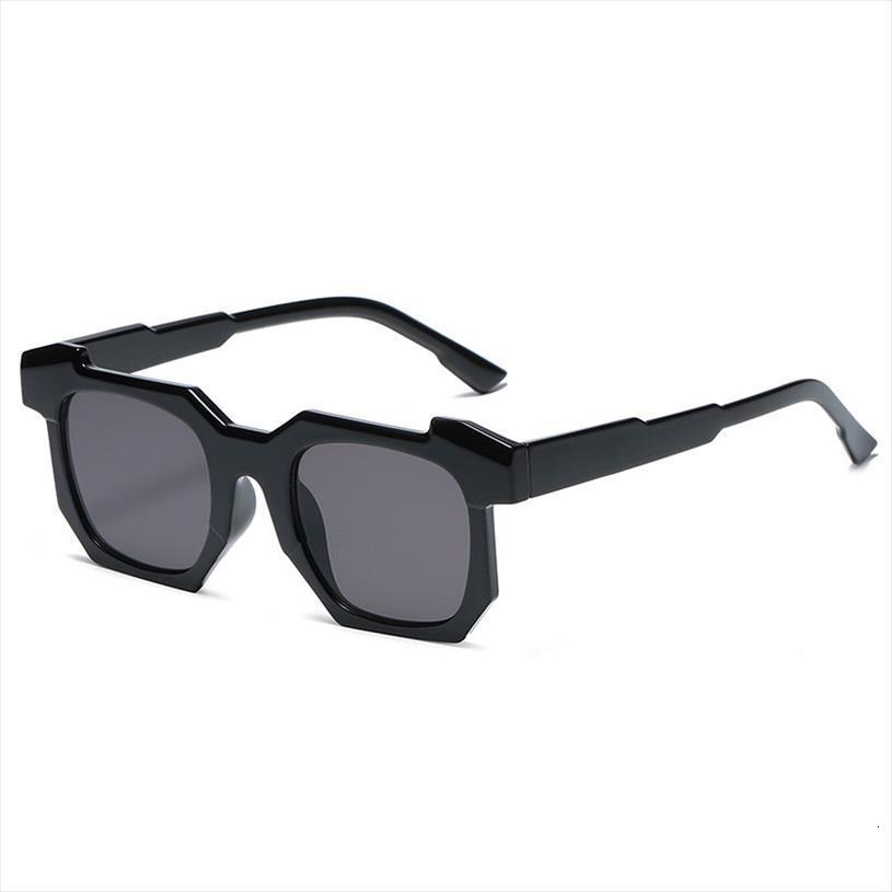 

square sunglasses women fashion vintage shades men brand design sun glasses uv400 oversized eyewear female oculos, White;black