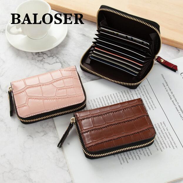 

Card Holders Faux Leather Holder For Women Wallet Zip Men And, Dark red