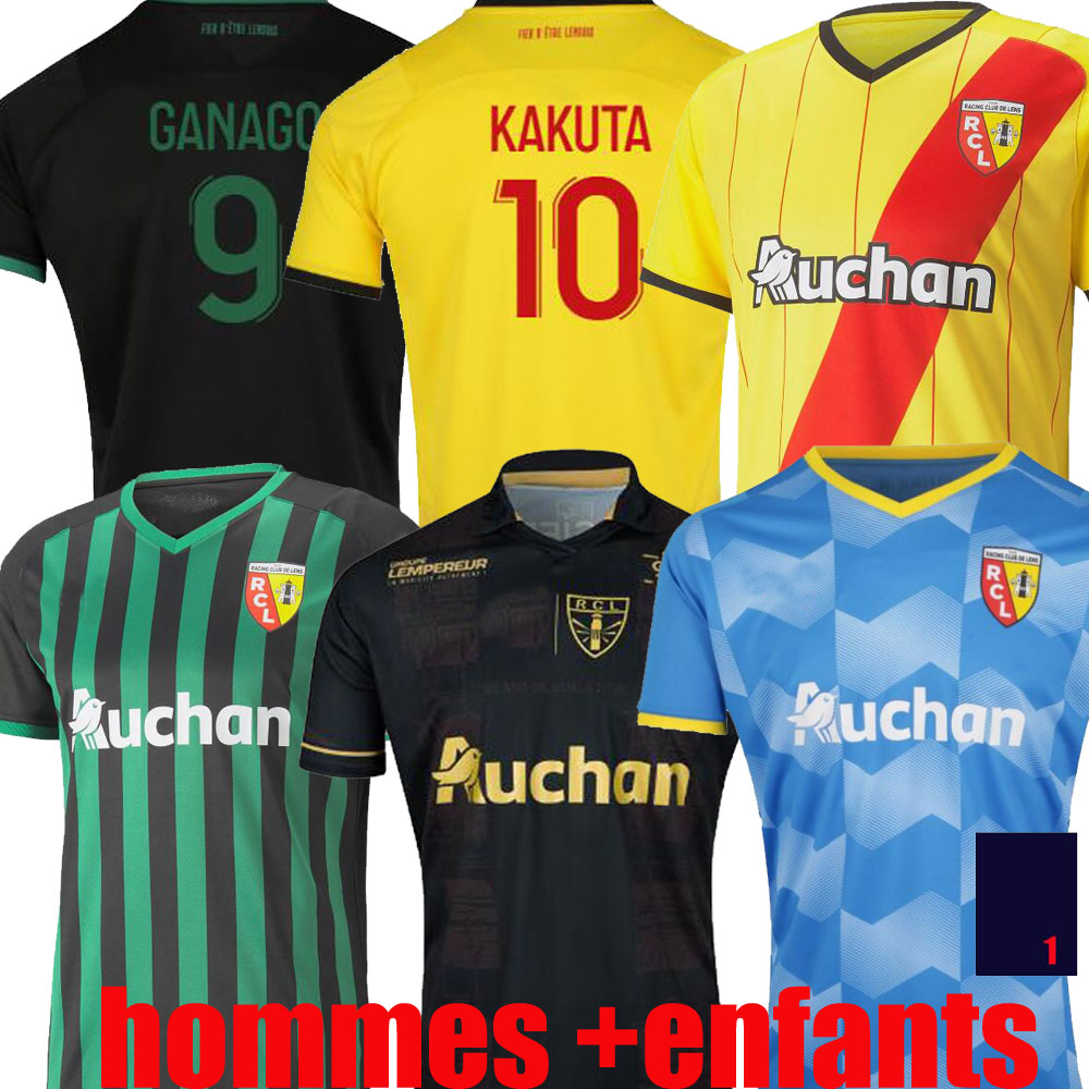 

21 22 RC Lens Sainte Barbe special-edition soccer jerseys Kalimuendo KAKUTA GANAGO SOTOCA FOFANA Saïd FORTES BANZA 2021 2022 Football Shirts men kids kit maillots top, Special edition+patch