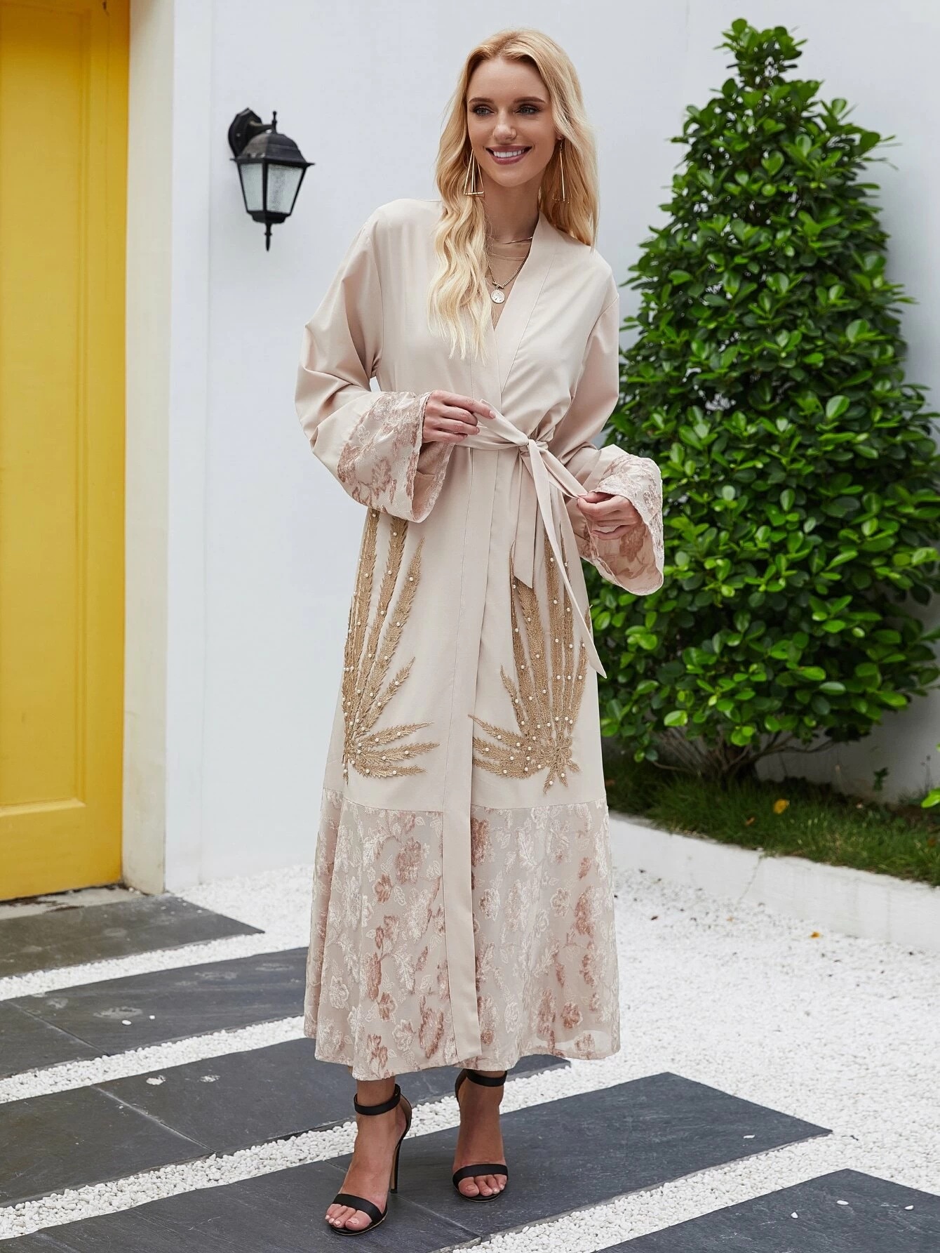 

eid mubarak women muslim cardigan dubai abaya turkey kimono hijab dress islamic clothing djellaba femme jalabiya for women niqab, Red