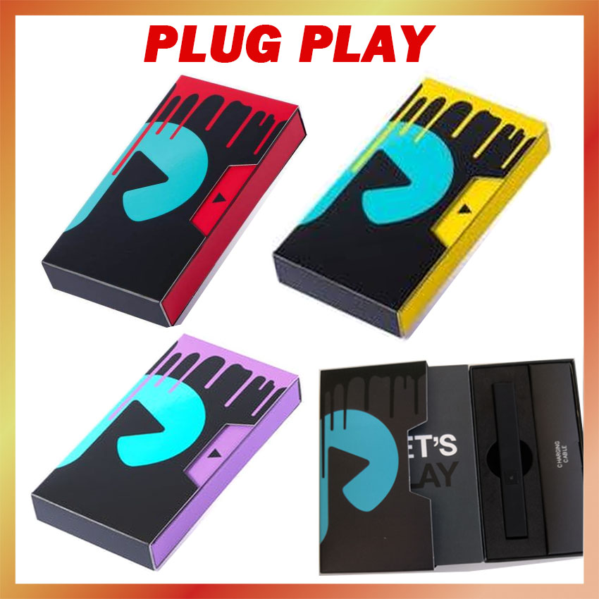 

Newest packing Plug Play Pod Battery Red yellow purple black silver 500mAh Battery Vape Pens System Device Suite 1.0ml Empty Exotics For 510 Thick Oil Cartridges