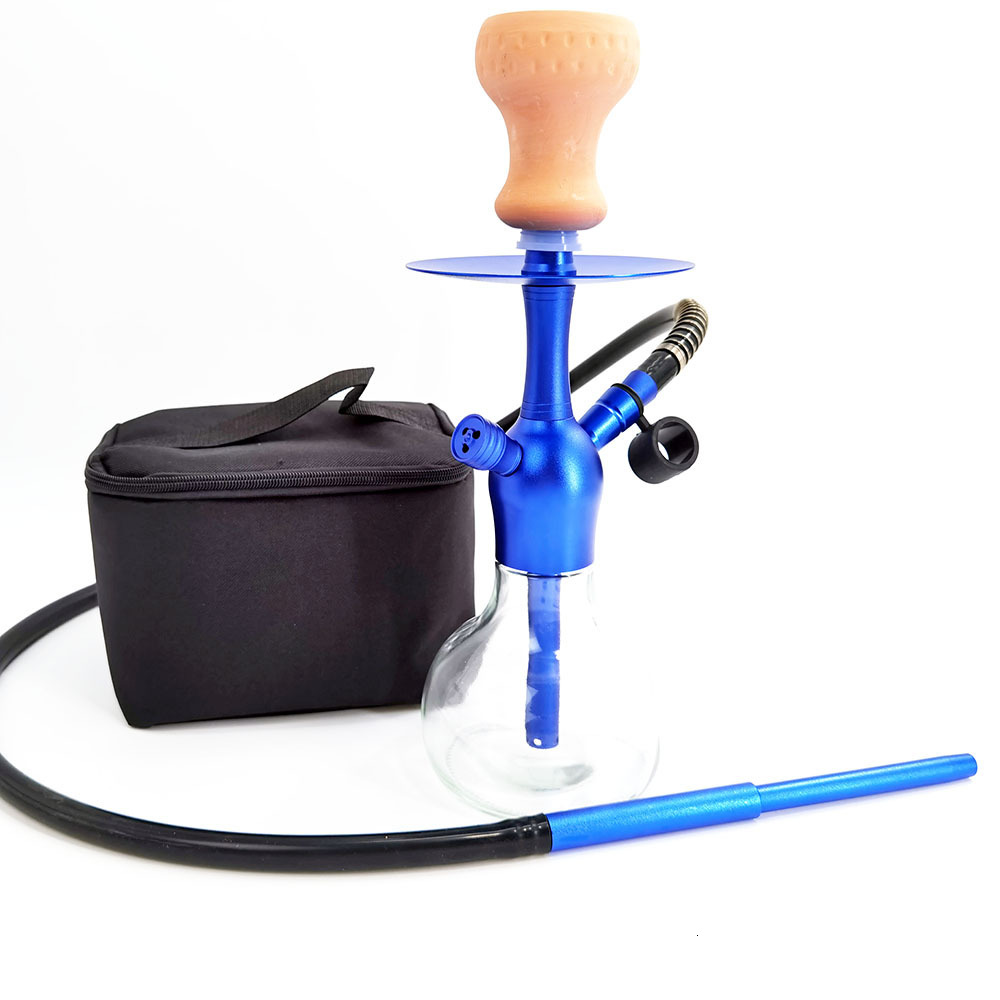 

Hookah Arabian Full Set of Portable Aluminum Bottle Bar Accessories Handbag