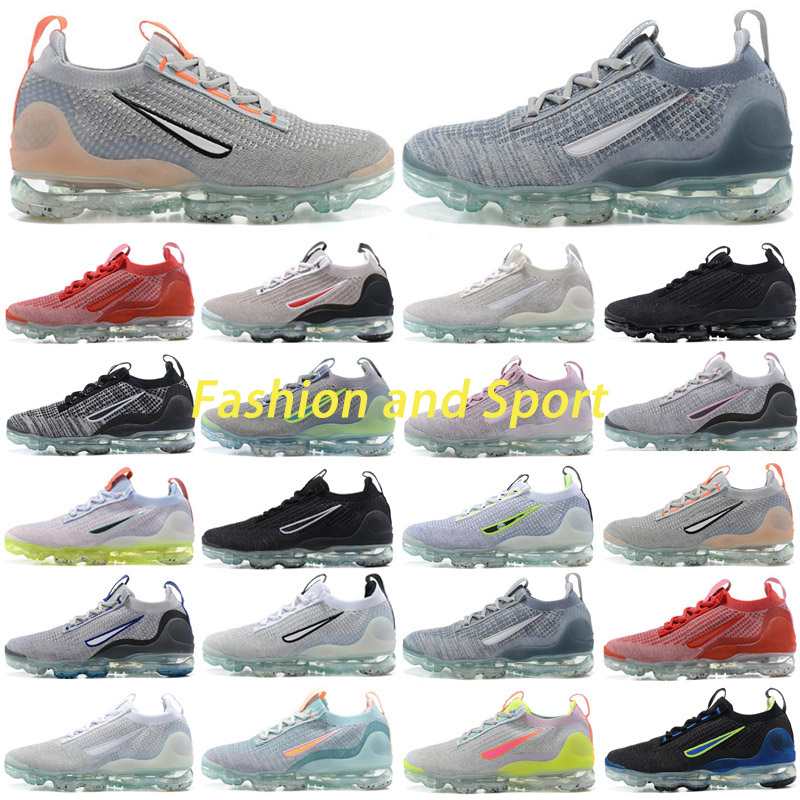 

2022 Vapores FK Triple Black Anthracite Casual Shoes knit Summit White Day to Night Oreo Obsidian Men women trainer Metallic Silver Grey Neo, The factory wholesale