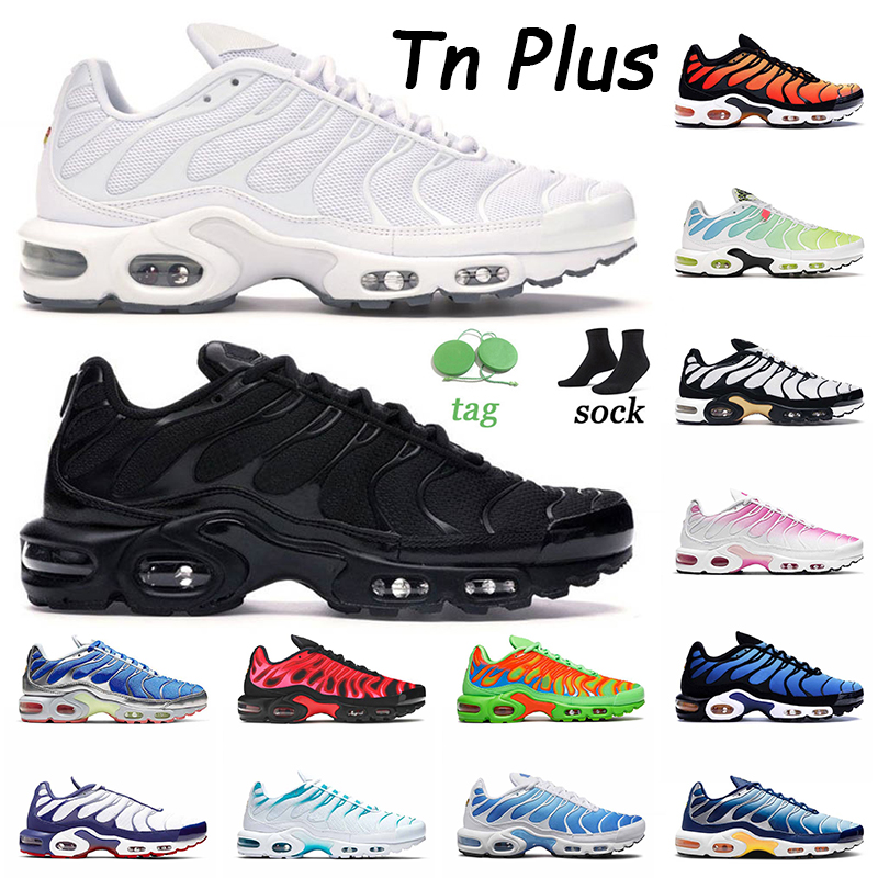 

Tn Plus Running Shoes Triple Black White Worldwide Tiger Pink Fade Hyper Blue Mean Green University Red Bleached Aqua Teal Twist Oreo Volt Glow Mens Womens Sneakers, C22 midnight navy 40-46.jpg