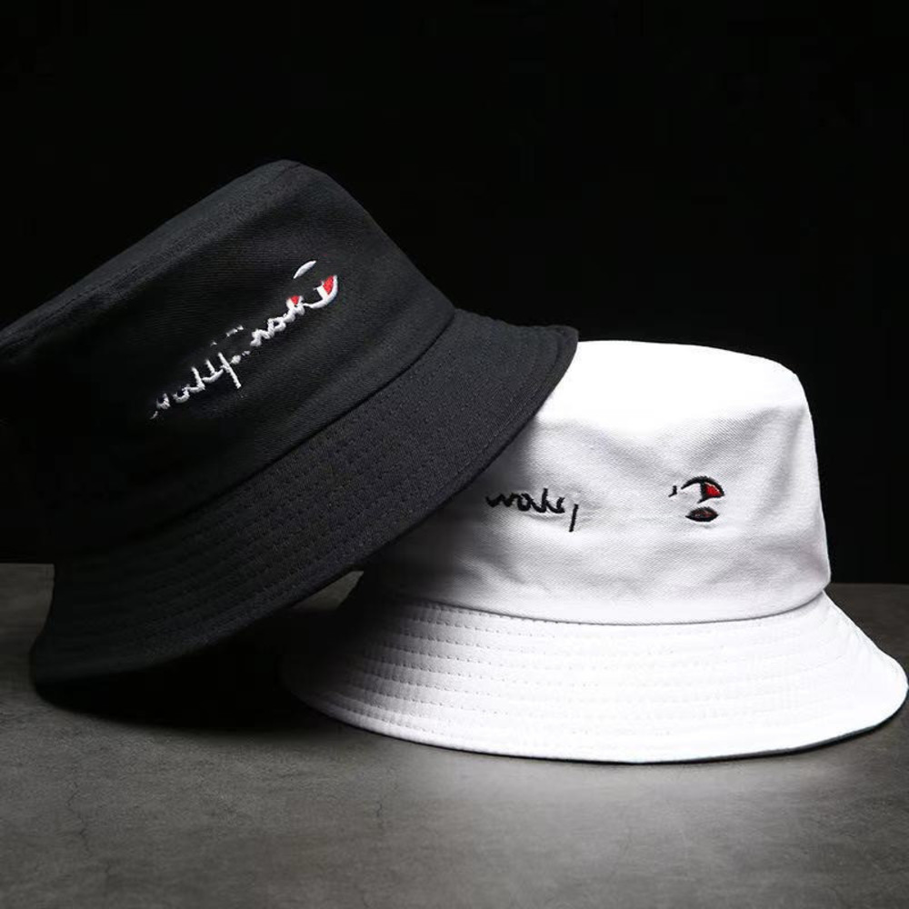 

Sun hat Embroidered fisherman's male female anchor hat spring and autumn sun shading baseball Korean cap outdoor, Blue;gray