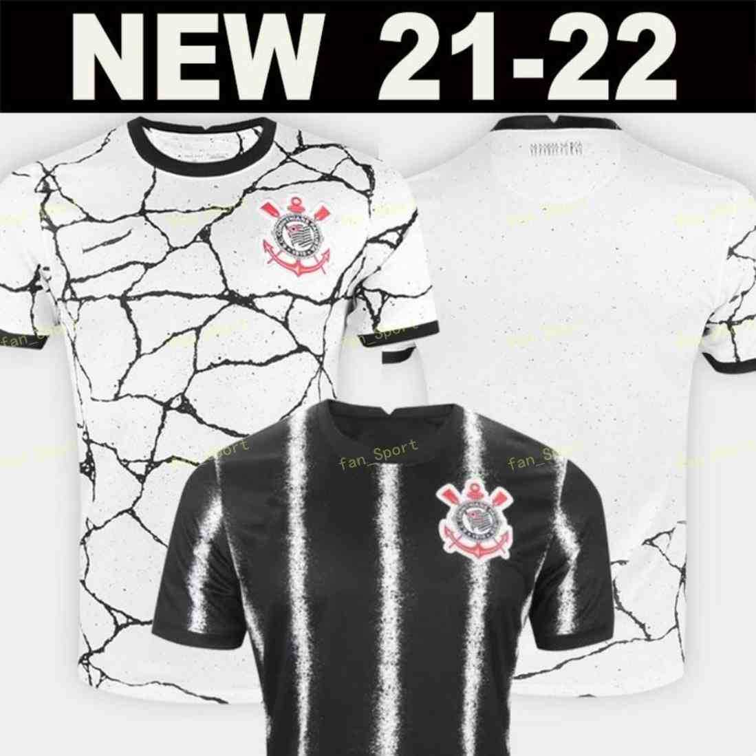 

2021 2022 Corinth Soccer Jerseys 21 22 camisetas de fÃºtbol Corinthians Home Away gil GABRIEL Balbuena luan CASSIO JADSON SENNA KAZIM FAGNER, Black;yellow
