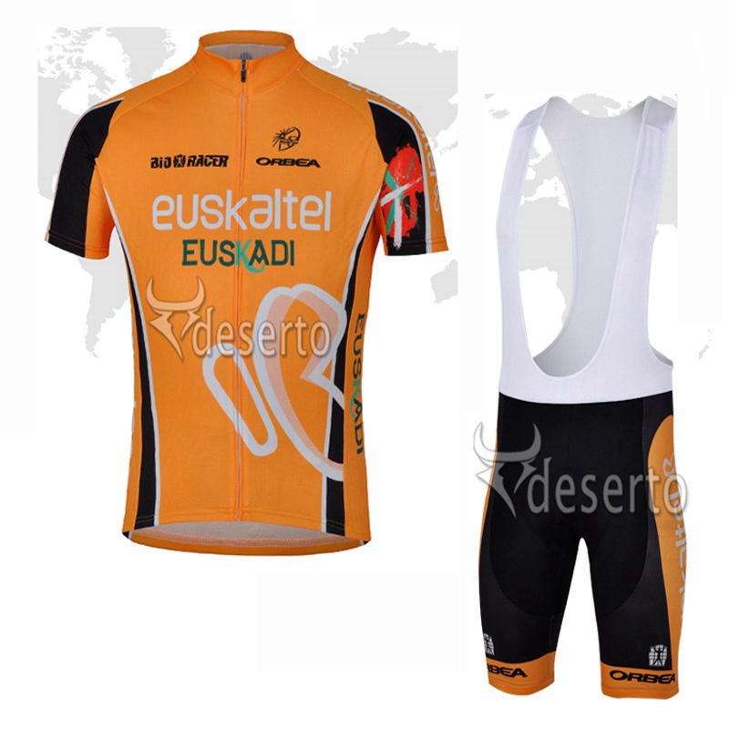

EUSKALTEL team Mens Cycling Short Sleeves jersey Pad bib shorts sets Breathable Quick Dry MTB Bike sportwear Bicycle Clothing Y21040501, 01#