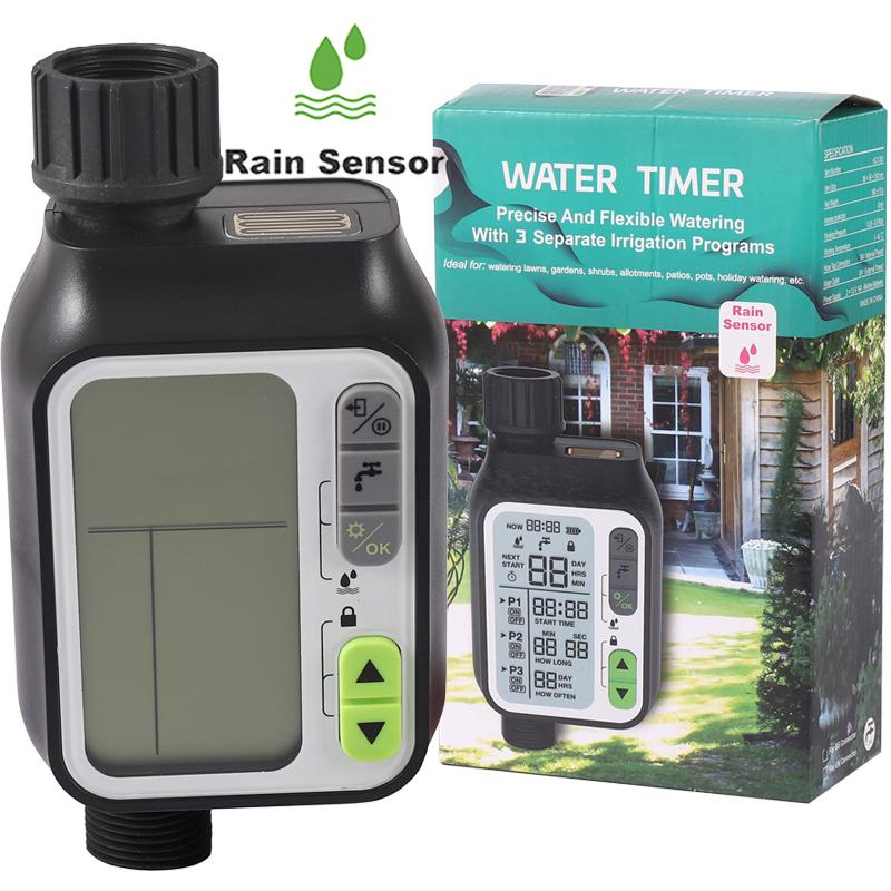 

Waterproof Irrigation Timer Rain Sensor Smart Controller System Garden Watering Equipments
