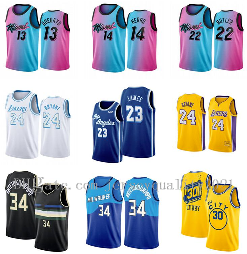 

Men Dwayne 3 Wade Hot Basketball Jerseys Stephen 30 Curry 34 Antetokounmpo Kawhi Joel Embiid Simmons Jersey