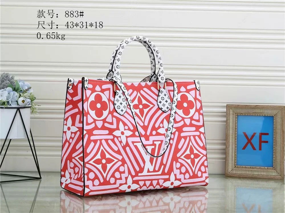 

2021 new product large capacity presbyopia European American fashion wild trend tote bags single shoulder messenger men and women bag 1-38&#