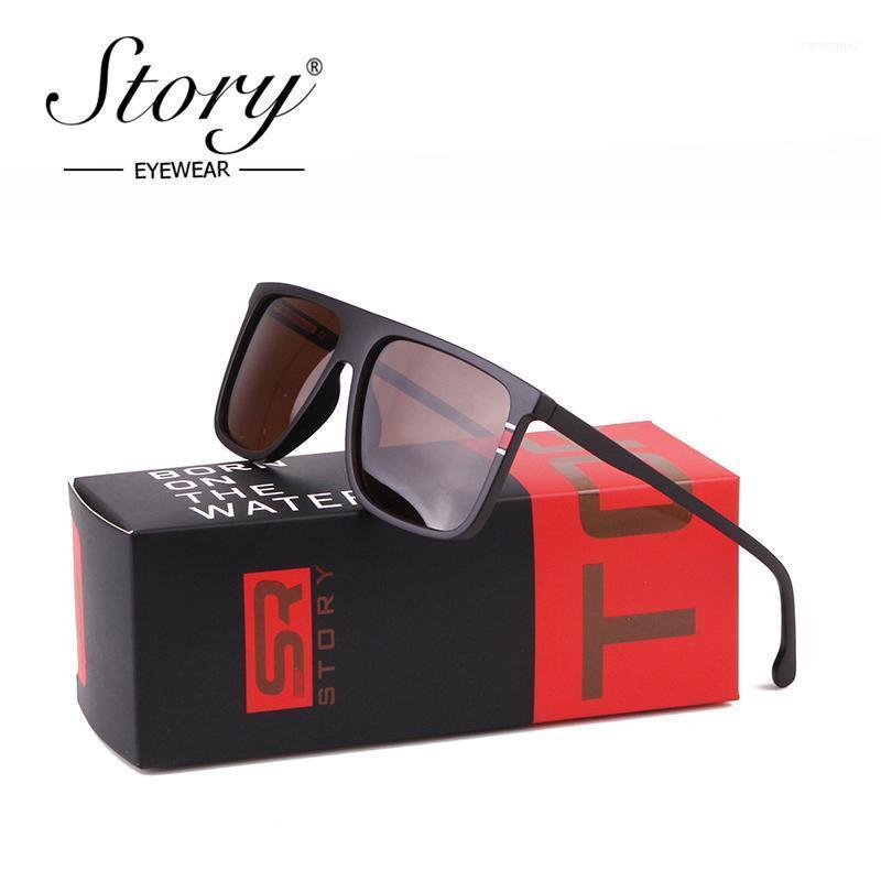 

Sunglasses Story Retro Square TR90 Polarized Men 2021 Brand Designer Vintage Rectangle Driving Male Sun Glasses Shades With Case1