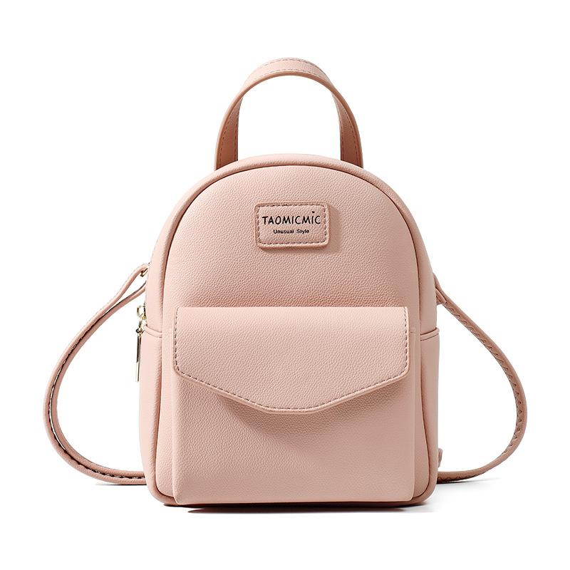 Sacs de plein air Mini sac à dos femmes sac à bandoulière en cuir PU pour adolescentes mode petit téléphone sac à dos femme dames école