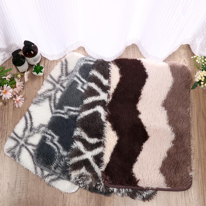 

Carpets 40x60cm Soft Modern Area Rectangle Rugs Shaggy Nursery Rug Home Room Plush Carpet Decor Living Room/Bedroom Cotton