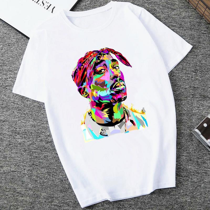 

American Ripper Tupac 2Pac Hip Men T Shirts Hop Mens Summer Short Sleeve Chewing Funny Tops Female, P6066o