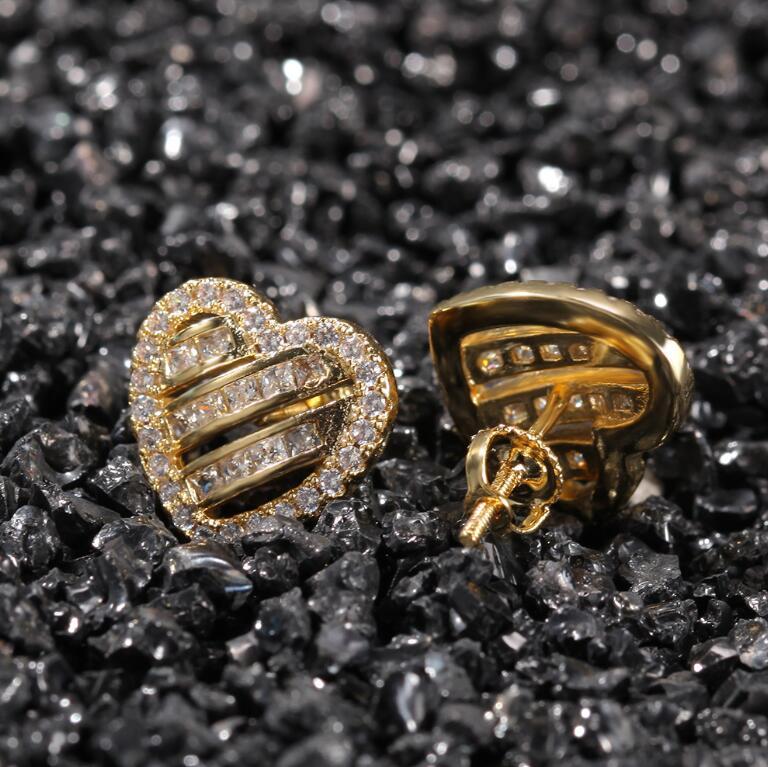 

2021 Diamond Stud Earrings 925 silvery Anniversary Birthday Christmas Gift Jewelry Dainty Earrings for Women wedding jewlery love gift