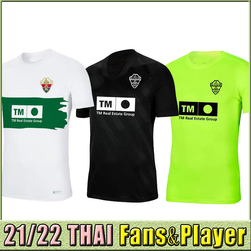 Elche football maillots 21-22 Noir Troisième Vert Raúl Guti Lucas Boyé Iván Marcone Fidel Guido Carrillo 2021 2022 Camisetas de Fútbol Enzo Roco
