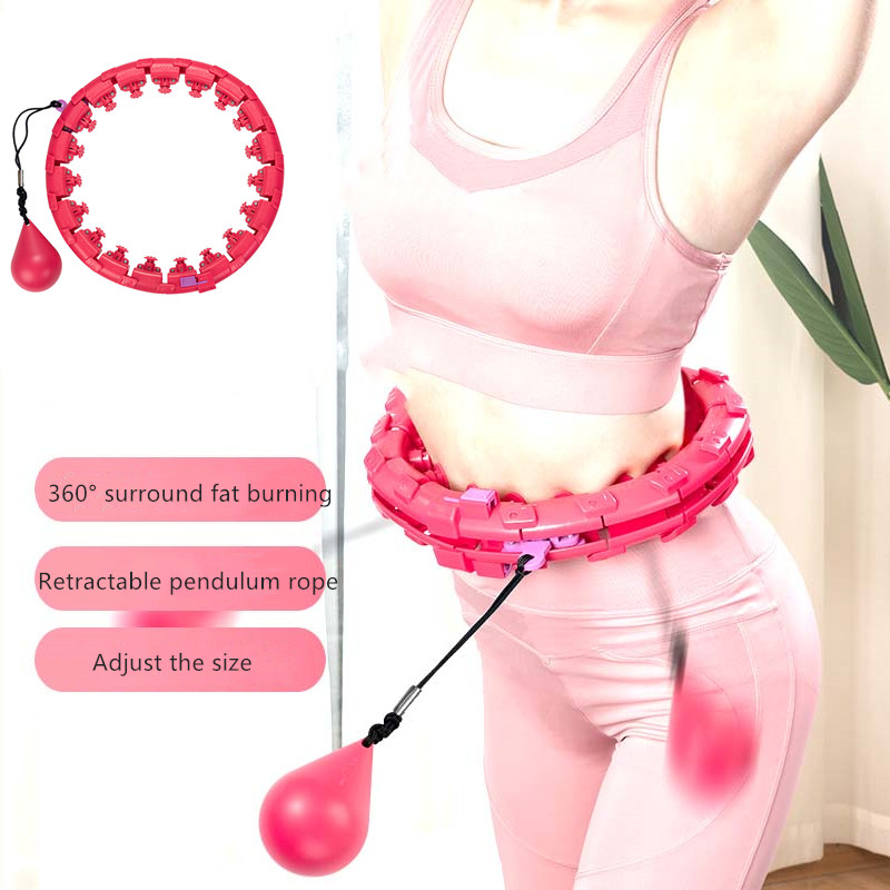 

DHL 6/7/8 Sports Hoops Sport Equipment Fitness Hoop Detachable Foam Ring Adult Gymnastic Circle Thin Waist Exercise Dropshipping