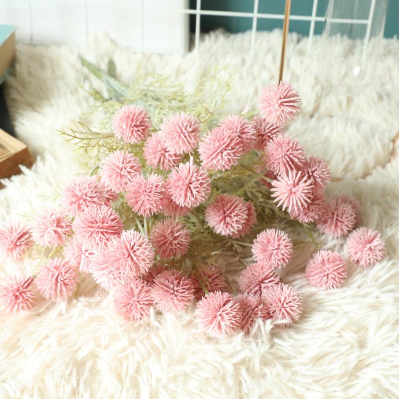 

Decorative Flowers & Wreaths 1PC Artificial Berry Ball Branch Plastic Plantas Fake Wedding Home Living Room Decoration
