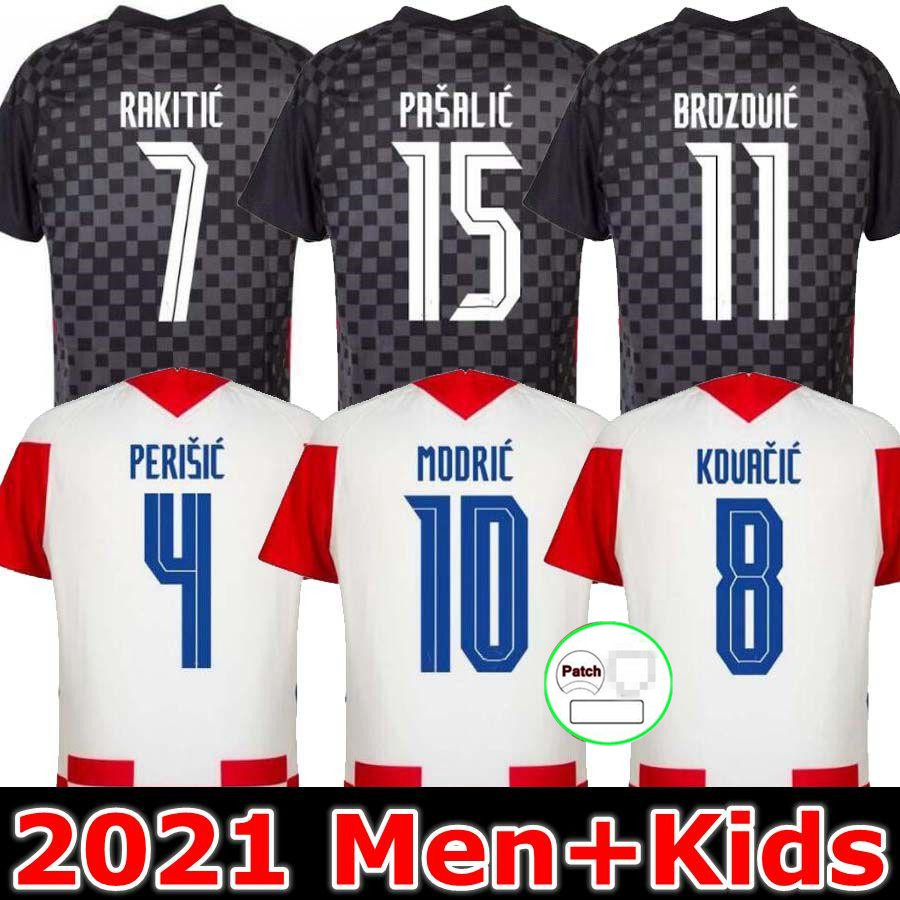 

size S- 2020-2021 soccer jersey Hrvatska MODRIC MANDZUKIC RAKITIC PERISIC KALINIC KOVACIC 20 21 national football shirts men + kids kit Thailand quality