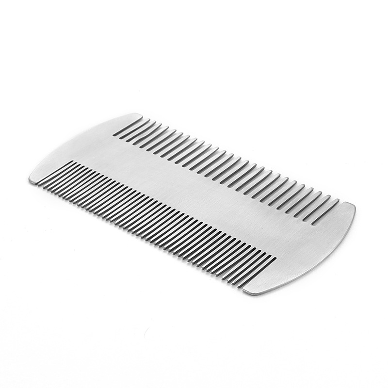 

Stainless steel metal double face comb beard comb beard modeling template