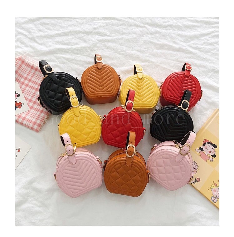 

Little Girl Purse Fashion Cute Pure Color PU Shoulder Diagonal Handle Outdoor Party Princess Bag, White