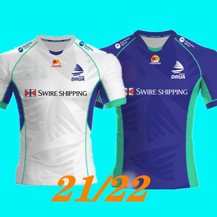

2021 2022 Fiji Drua Airways Rugby Jerseys New Adult Home Away 21 22 Flying Fijians Rugby Jersey Shirt Kit Maillot Camiseta Maglia Tops S-5XL, Black;gray