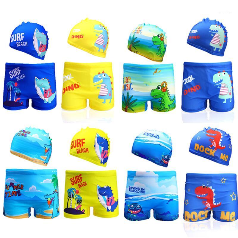 

Boys Swimwear 2021 Dinasaur Swimming Trunks For Children 2-8years Trunk Summer Beachwear Swimsuit 1042 Men's