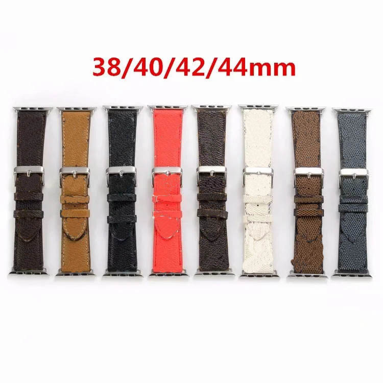 

New Design Leather Strap for Apple Watch Band Series 6 5 4 3 2 40mm 44mm 38mm 42mm Bracelet for iWatch Belt